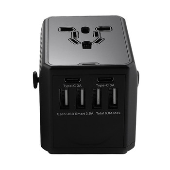 Trends Rotation Type Multifunctional Travel Adapter